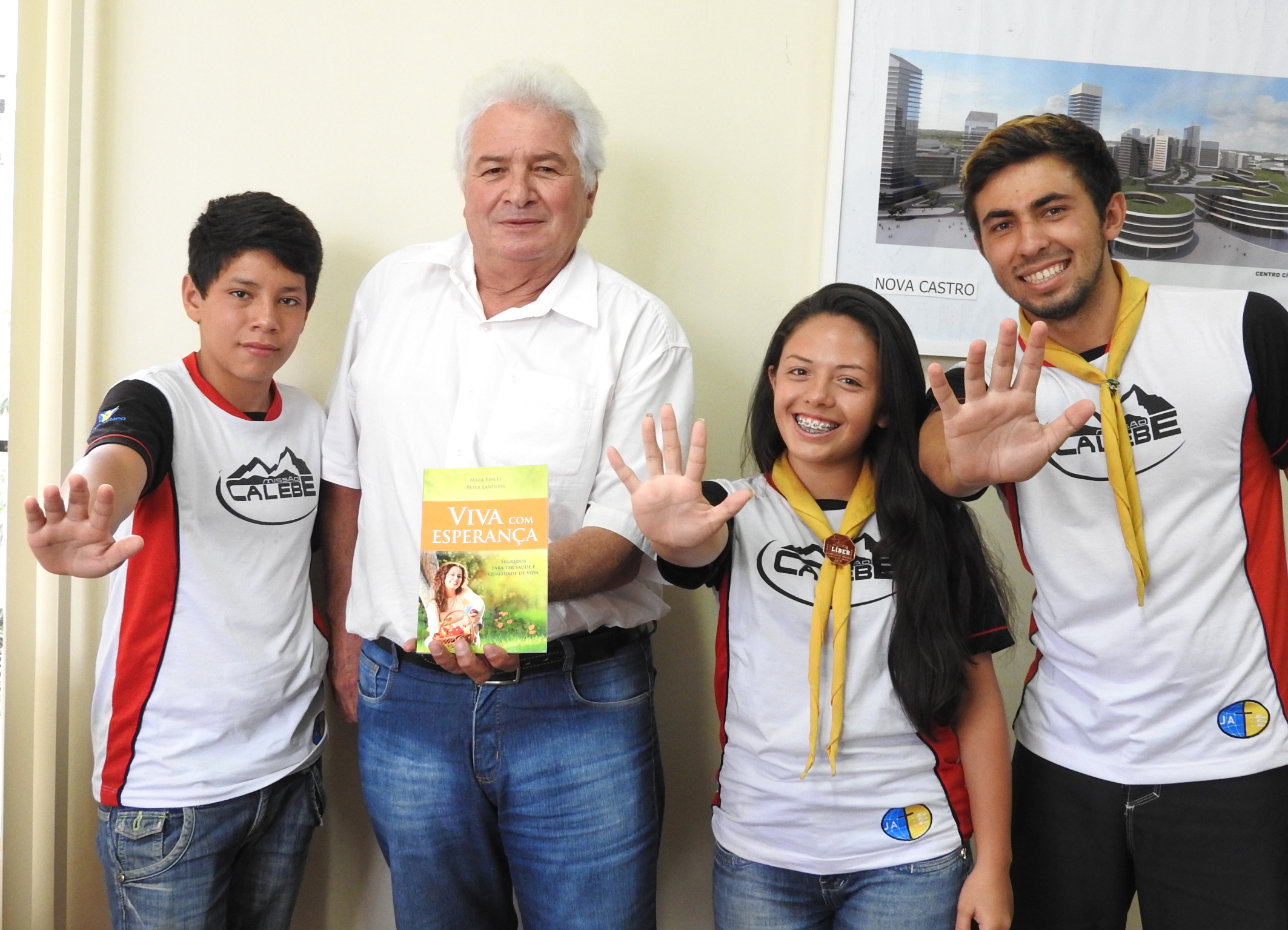 Missão Calebe visita a Câmara de Castro