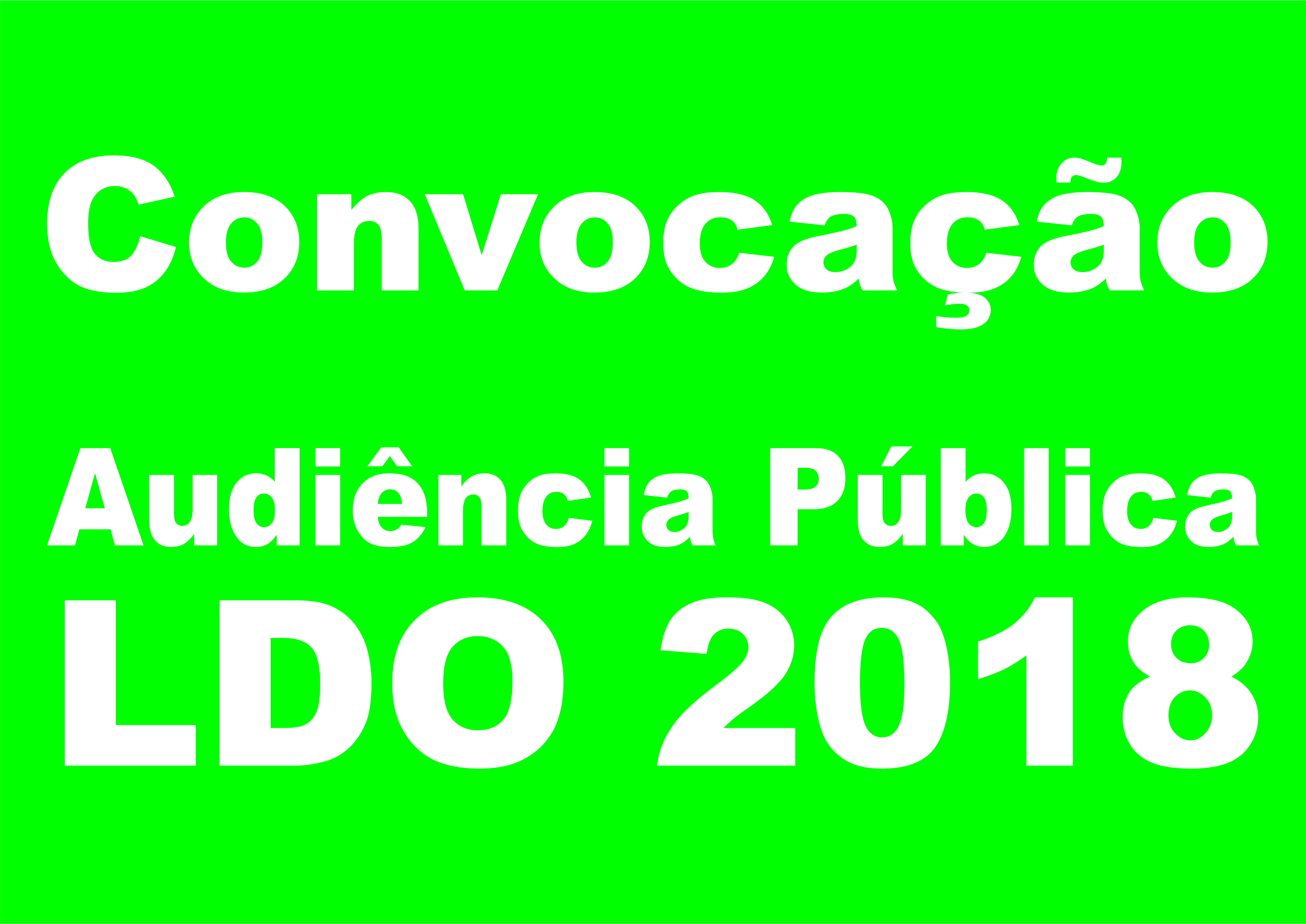 Audiência Pública - LDO 2018