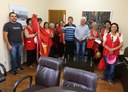 Câmara recebe visita da Bandeira do Divino Câmara recebe visita da Bandeira do Divino