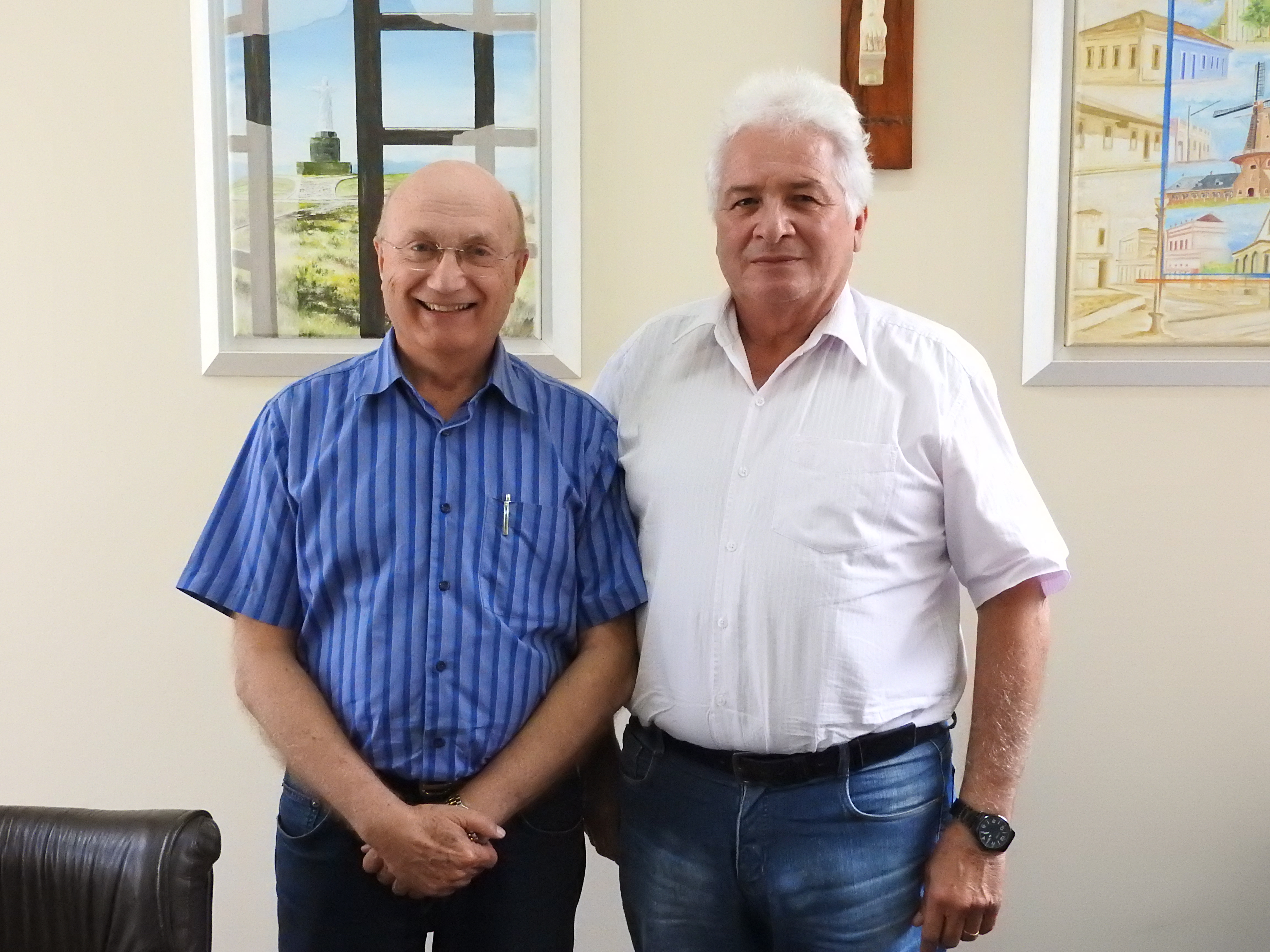 Osmar Serraglio visita a Câmara Municipal de Castro