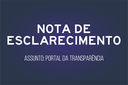 Nota de Esclarecimento Nota de Esclarecimento
