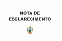 Nota de Esclarecimento Nota de Esclarecimento