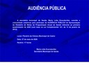 AUDIÊNCIA PÚBLICA | Apresentação do Relatório de Metas da Programação Anual de Saúde AUDIÊNCIA PÚBLICA | Apresentação do Relatório de Metas da Programação Anual de Saúde