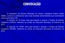 CONVOCAÇÃO PARA SESSÕES EXTRAORDINÁRIAS - 18-3-2020 CONVOCAÇÃO PARA SESSÕES EXTRAORDINÁRIAS - 18-3-2020