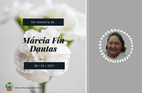 Câmara manifesta pesar pelo falecimento de Márcia Dantas