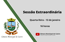 Legislativo realiza extraordinária nesta quarta Legislativo realiza extraordinária nesta quarta