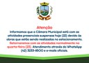 Atividades presenciais suspensas nesta terça-feira Atividades presenciais suspensas nesta terça-feira