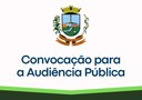Convocação para a Audiência Pública Convocação para a Audiência Pública