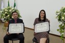 Dra. Bruna Schank e Dr. Joaquim são agraciados com o título de Cidadão Honorário Dra. Bruna Schank e Dr. Joaquim são agraciados com o título de Cidadão Honorário