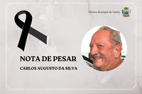 Nota de pesar- Falecimento de Carlos Augusto da Silva