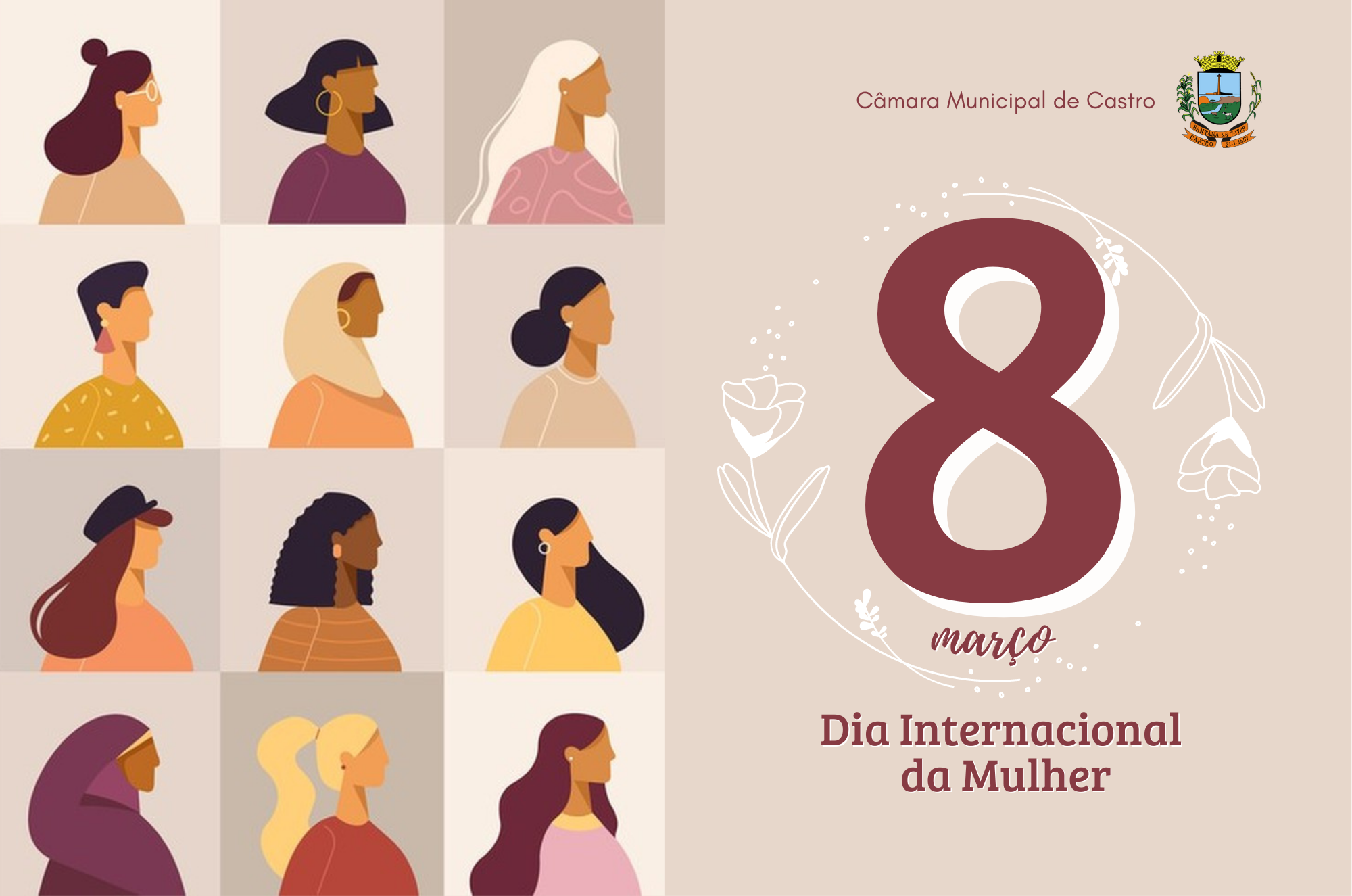 Parabéns às mulheres pelo seu dia!